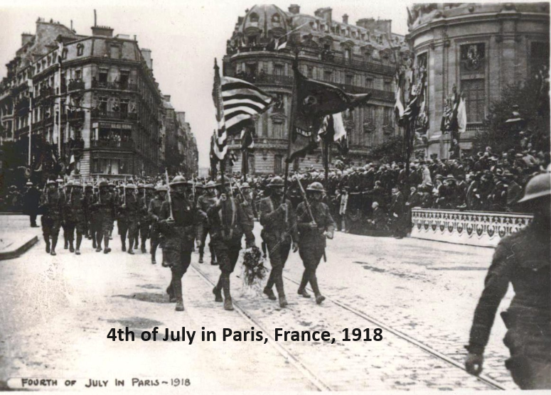 4th of July Paris 1918