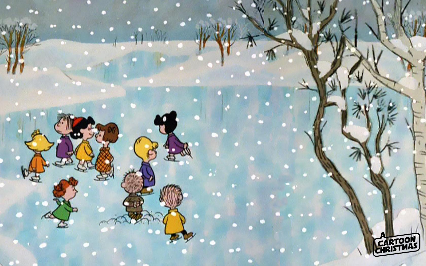 Peanuts gang skating