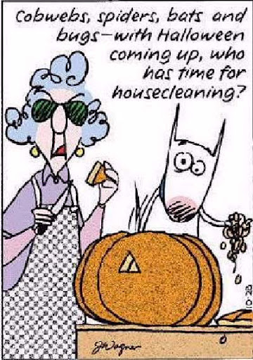 Cobwebs, spiders, bats and bugs-with Halloween coming up, who has time for housecleaning?