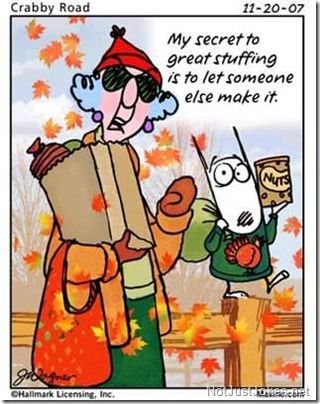 My secret to great stuffing is to let someone else make it.