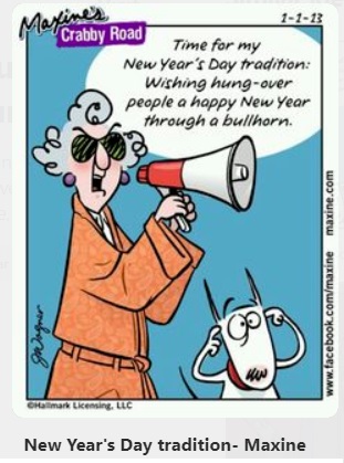 Maxine New Years Resolutions