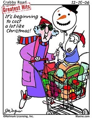 It's beginning to cost a lot like Christmas!